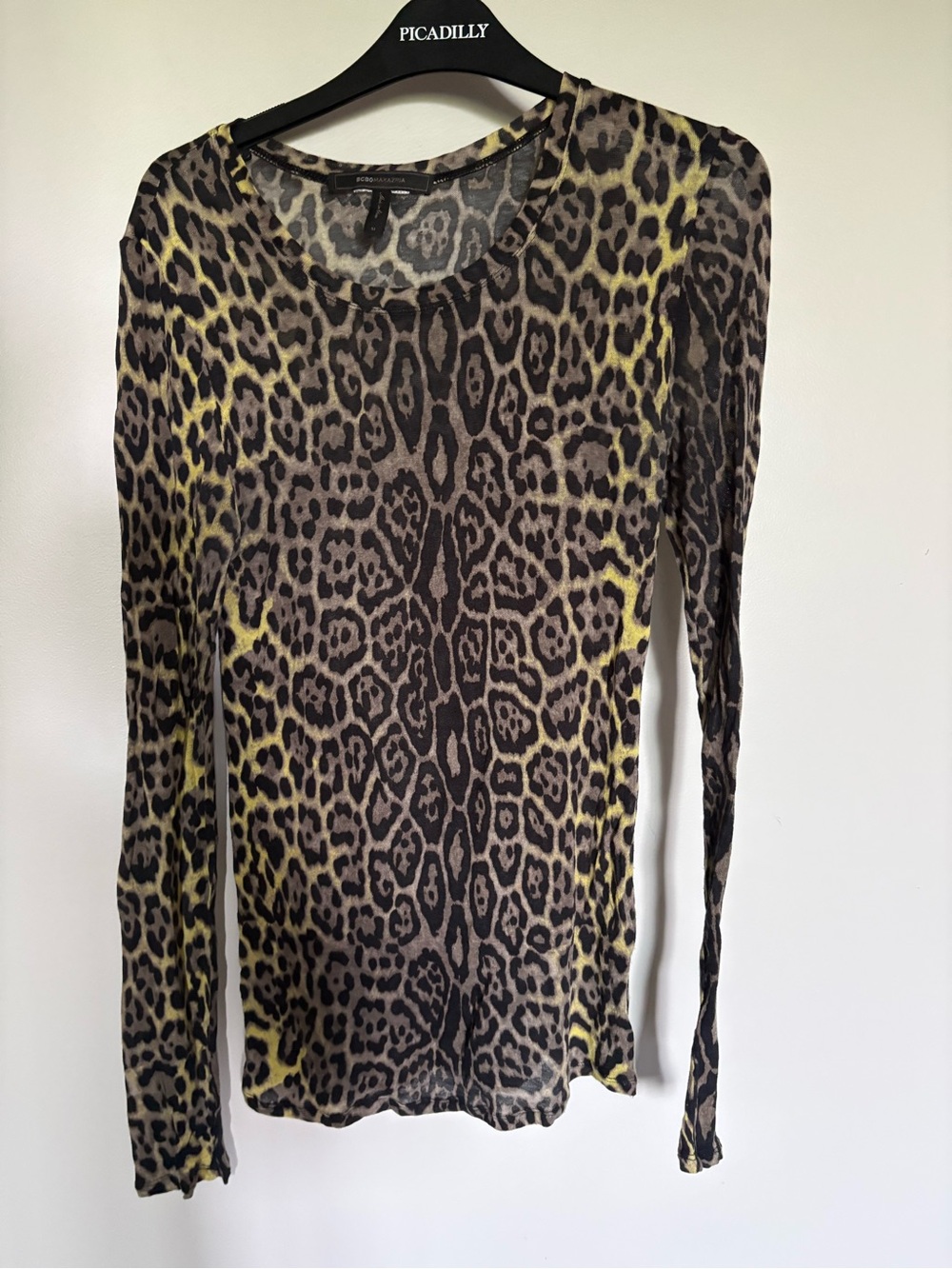 BCBGMaxAzria Leopard-Print Knit Top - Brown & Black